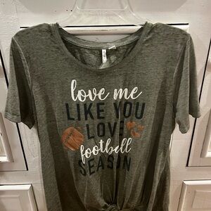 Love Me Like You Love Football Season T-Shirt